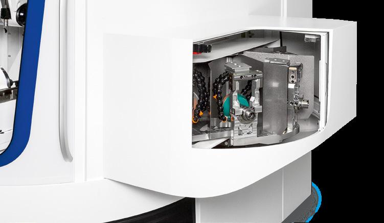 Zmieniacz elektrod/ściernic HELITRONIC POWER DIAMOND 400 9 1 Zmieniarka elektrod/ściernic 4-krotna (opcjonalnie 8-krotna)