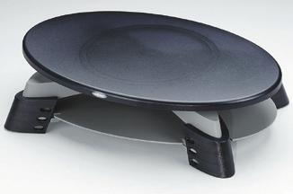 Na monitor L/TFT o wadze do 4 kg (7 ). Regulacja wysokości: 76-4 mm.