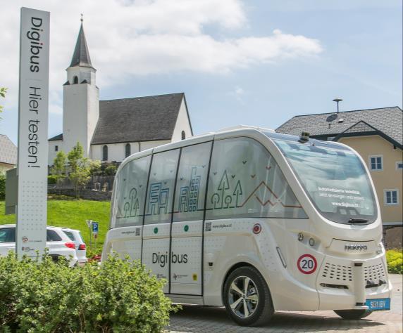 Digibus samojezdny autonomiczny bus, który może