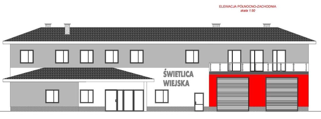 STR. 4 Prace remontowe remizy w Wiosce Trwają prace związane z przygotowaniem dokumentacji projektowej zadania polegającego na Rozbudowie i modernizacji świetlicy