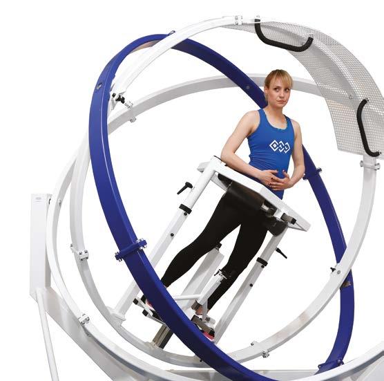 SPACECURL 3D URZĄDZENIE TERAPEUTYCZNE Neuroehabilitacja w zakresie redukcji spastyczności, wzmacniania stabilizacji centralnej Rehabilitacja po urazach, kontuzjach, złamaniach Przygotowanie do