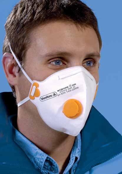 MASKI KRÓTKIEGO UŻYTKOWANIA PROTECTION P3 RED VALVE M1300V Opakowanie 5 półmasek