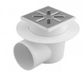 K-KR-050-100-100-BMRK 40x50-100 x 100 szt. K-KR40x50-100-100-BMK Kratka kanalizacyjna, prosta ø50/150x150 ruszt ze stali nierdzewnej 110-150 x 150 szt.