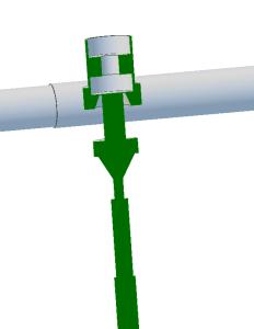 2.2 Modele do badań symulacyjnych Na podstawie konstrukcji wtryskiwaczy przedstawionych powyżej opracowano modele geometryczne gazu wypełniającego wszystkie kanały przepływu paliwa przez wtryskiwacz