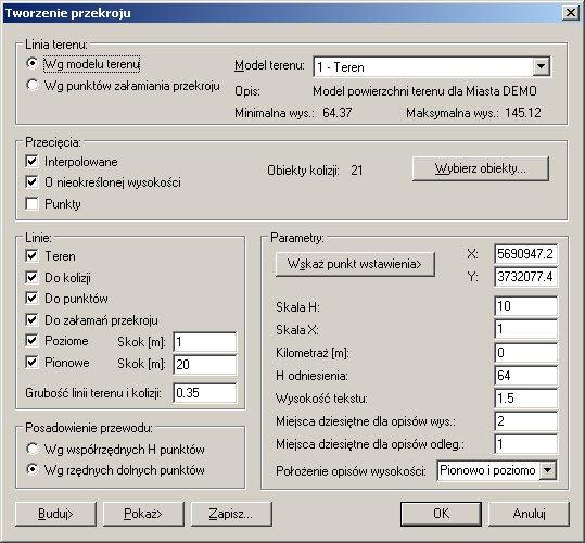 20 Opracowanie wysokościowe Rysunek 13.