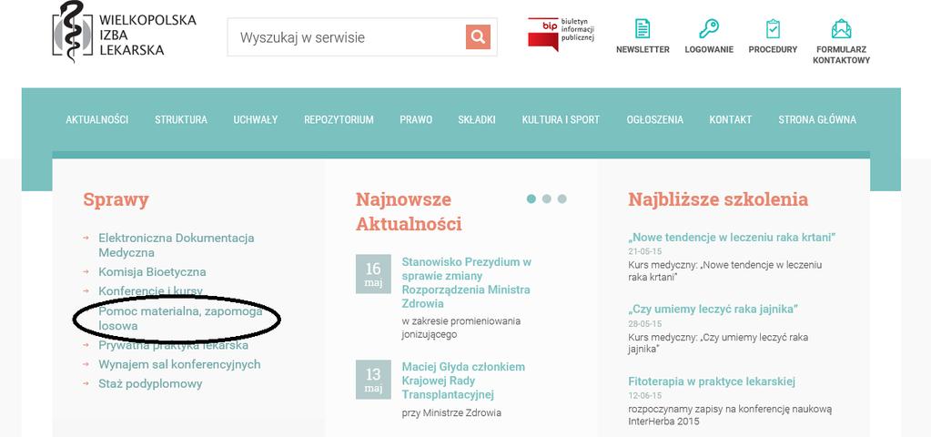 KOMISJA SOCJALNA Na stronie www.wil.org.