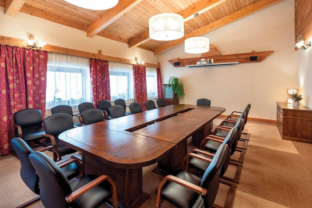 SALA KONFERENCYJNA Zielony Szałas dostępne układy: kino klasa podkowa board roo pow. szer. dług. wys. SALA ZIELONY SZAŁAS - - 14 18 40 5 8 3.