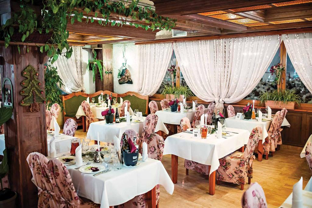 RESTAURACJA Rohatka dostępne układy: biesiada klasa bankiet wer. 1 bankiet wer. 2 pow. szer. dług. wys.
