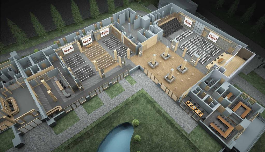 BANIA CONFERENCE CENTER 6 9 10 6 7 4 11 3 5 8 2 14 12 1 15 13 LEGENDA 1 Wejście główne 6 Zaplecze agazynowe 11 Foyer 2 Inforacja 7 Sala Wierchy 12 Strefa VIP 3 Klatka