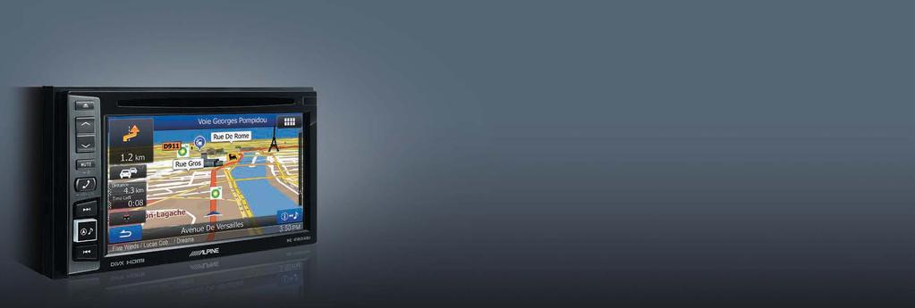 Systemy multimedialne i nawigacja (6,1") INE-W990HDMI ZAAWANSOWANY SYSTEM NAWIGACJI 6,1 " Wejście HDMI Podłącz swojego smartfona lub odtwarzacz HDMI i ciesz się