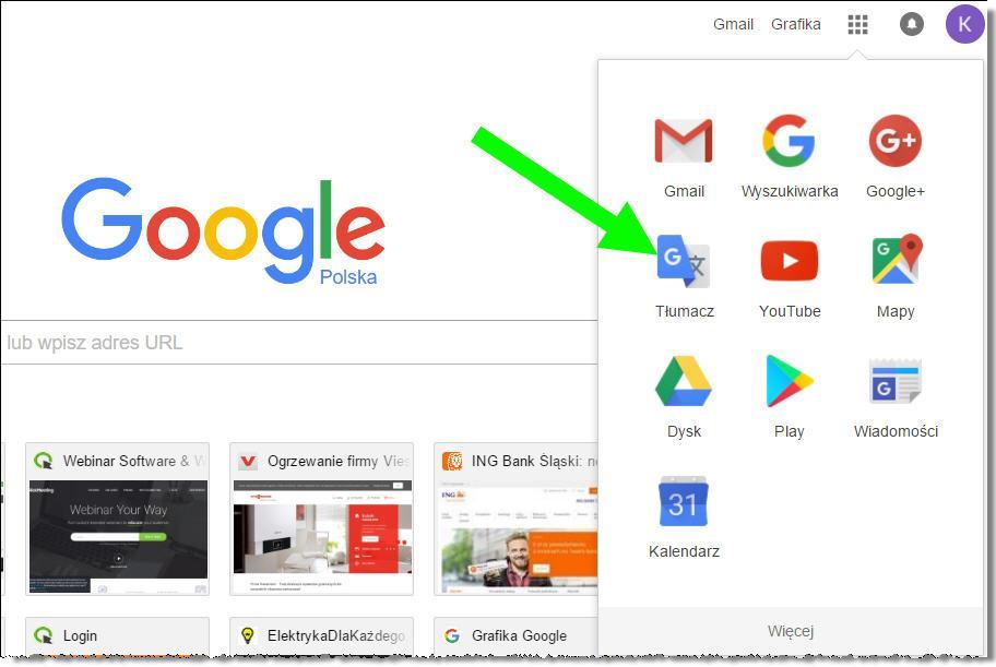 Google tłumacz