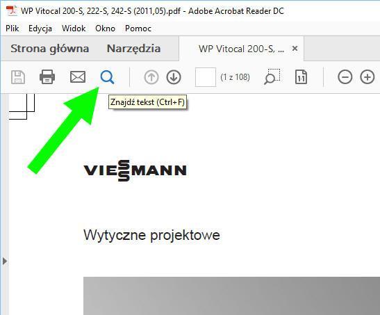 Szukanie na stronie www lub w dokumentach Szukanie