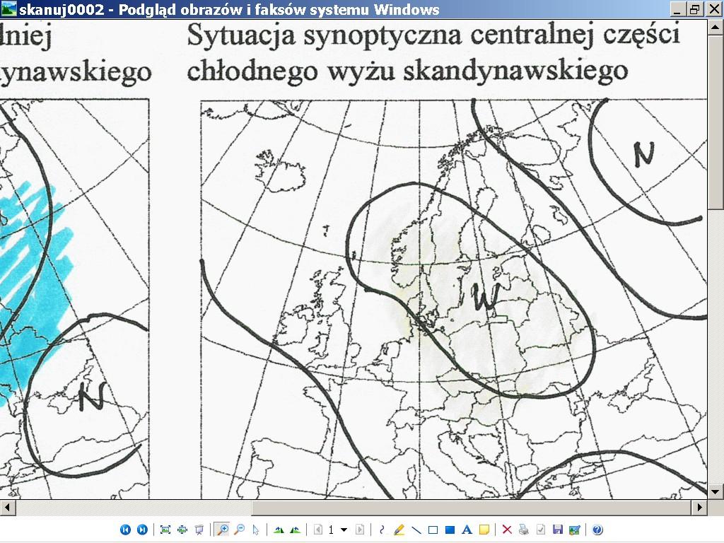 W okresie jesieni pojawienie się wyżu skandynawskiego kończy okres ciepłej i mglistej pogody.