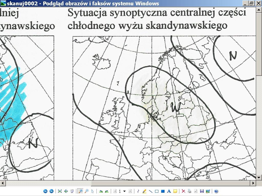 W okresie jesieni pojawienie się wyżu skandynawskiego kończy okres ciepłej i mglistej pogody.