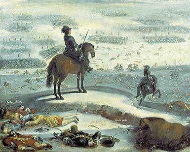 najzimniejszych zim Małej Epoki Lodowej aby przeprawić się przez Mały i