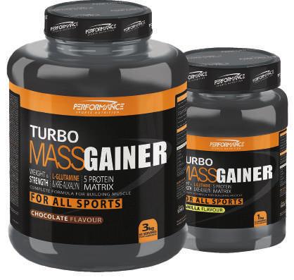 białek Zawiera Kre-Alkalyn Turbo Mass Gainer jest to kompletna odżywka wysoko energetyczna dla osób o zwiększonym zapotrzebowaniu kalorycznym.