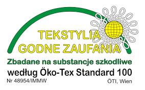 Jednym z certyfikatów spełniających najwyższe wymagania ekologiczne jest OEKO-TEX Standard 100.
