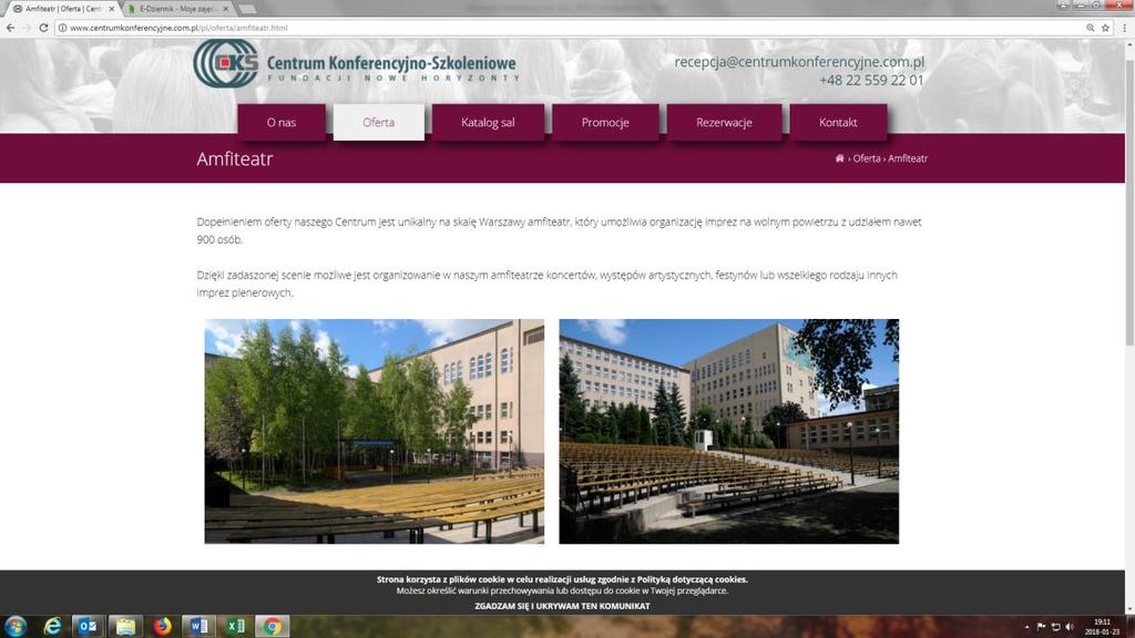 XII. ORGANIZACJA ZAJĘĆ SZKOLENIOWYCH Zajęcia szkoleniowe dla aplikantów adwokackich odbywają się w siedzibie Centrum Konferencyjno-Szkoleniowego Fundacji Nowe Horyzonty w Warszawie przy ul.