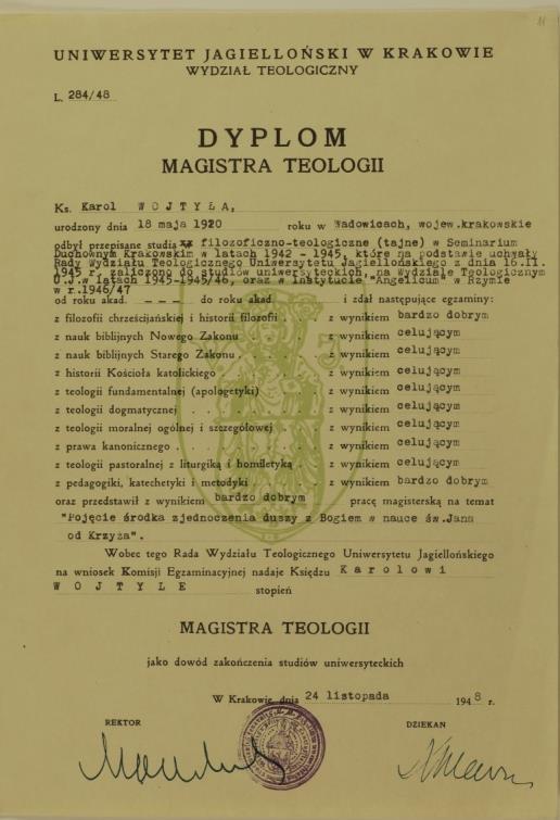 uzyskania tytułu