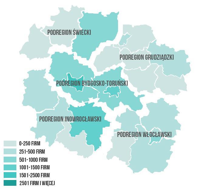 Koncentracja branż Branża 5: Transport lądowy