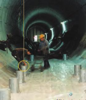 Transport szynowy, infrastruktura transportu szynowego 6. Kalibracja napięcia sprężyny w tłumiku typu GSI w liniach metra.