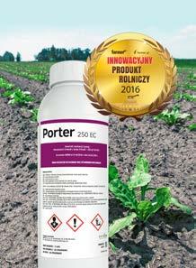 Porter 250 EC substancja czynna: difenokonazol (250 g/l) Porter 250 EC jest fungicydem w formie koncentratu do sporządzania emulsji wodnej o działaniu układowym do stosowania zapobiegawczego i