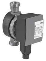 Ogrzewanie, klimatyzacja, chłodnictwo Cyrkulacja ciepłej wody użytkowej r Wilo-Stratos PICO-Z, 1~230 V/50 Hz Sztuk na palecie Grupa cenowa: PG1 Stratos PICO-Z 20/1-4 150 Rp ¾ 2,0 150 L 4216470 478