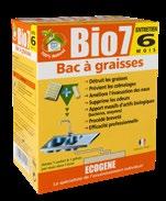 BIO7 G Opis Przyspiesza degradację tłuszczy, zapobiega ich odkładaniu się w syfonach i przewodach kanalizacyjnych oraz likwiduje nieprzyjemne zapachy.