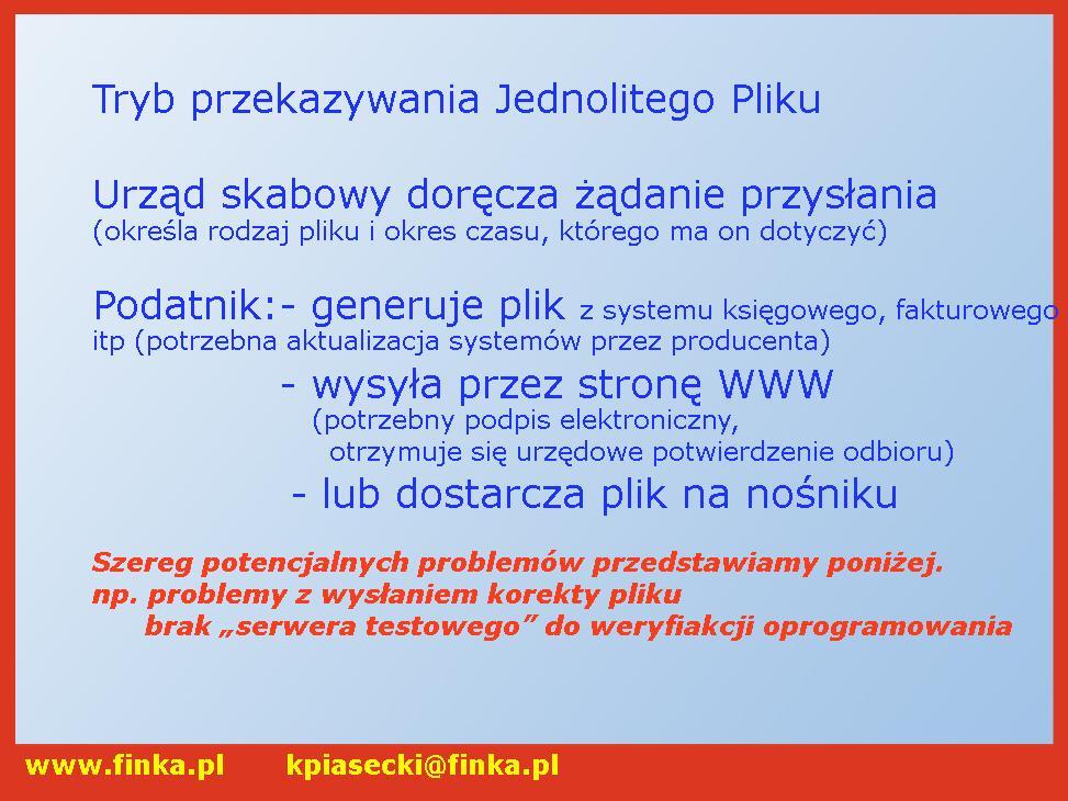 12 - KPiR oraz Ewidencja przychodów ryczałtowych formaty dotyczące mniejszych podatników. 5.