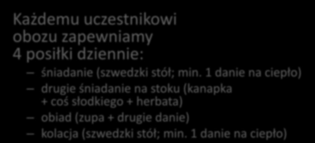 (szwedzki stół; min.