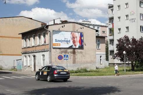 ul. Ludowa L1 Centrum miasta - ul. Ludowa - centrum miasta - wjazd na parking do centrum handlowego, Poczty Polskiej, tzw.