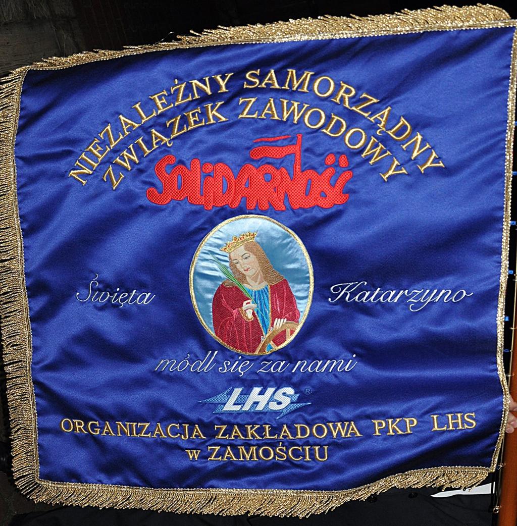 Uroczystości zaczęły się od Mszy św. w kościele pw. św. Katarzyny w Zamościu w przededniu wspomnienia św. Katarzyny Aleksandryjskiej - patronki kolejarzy.