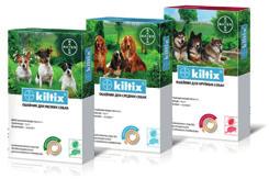 Bayer, obroże Kiltix do zwalczania i ochrony przed inwazją kleszczy i pcheł dla psów, rozm.