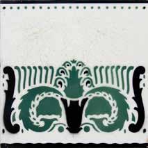 wywoławcza: 80 zł 195 Płytka ceramiczna Miśnia, ok.