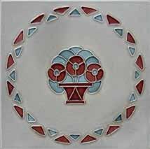 wywoławcza: 100 zł 198 Płytka ceramiczna Miśnia, ok.