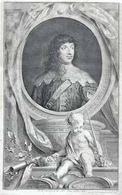 26 wg Antoon van Dyck (1599 Antwerpia 1641 Londyn) William Russel Earl of Bedford grafika pochodzi z pracy The Heads of Illustious Persons of Great Britain, wyd. J. & P.