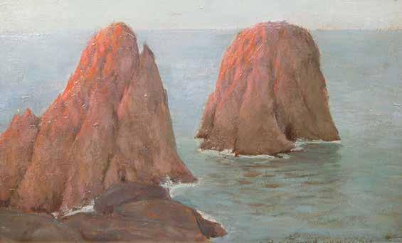 49 Bronisława Rychter- Janowska (1868 Kraków 1953 tamże) Skały Capri, 1929 