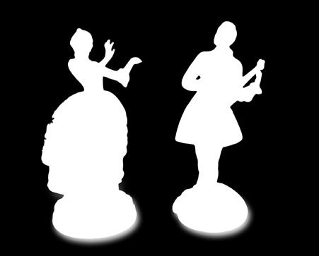 porcelana, kobalt, złocenia; śr.