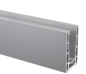 2 7 EASY GLASS UP 45 15 80 22 MOD 6924 Aluminium Powlekana proszkowo RAL 9006 OUTDOOR 16.6924.500.
