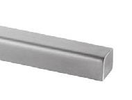 0.2 8-2, 30 27 4.634.0.2 34 8-3,2 37 3 B Profile- EASY GLASS - Profile-, prostokąt 694 / 69 Aluminium Efekt stali nierdzewnej 6.