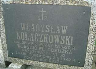 127 Nagrobek 19 Rok 2013, 18 sierpnia. Nagrobek Władysława Kołaczkowskiego (foto Henryk Kulik). Zamordowany 2 września 1942 roku. Pochowany na cmentarzu parafialnym w Nabrożu 970. 4.552.