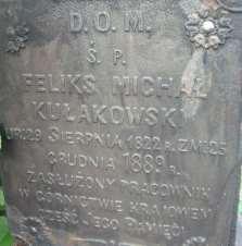295 4.1213. Kułaczkowski Ignacy, 1802-, podchorąży Urodził się w 1802 roku (około). Podchorąży konsystujący w Skierbieszowie (-1830-) 2053. 4.1214.