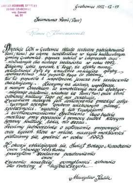 42 Grabowiecki Słownik Biograficzny / Grabowiec's Biographical Dictionary Dokument 4 Rok