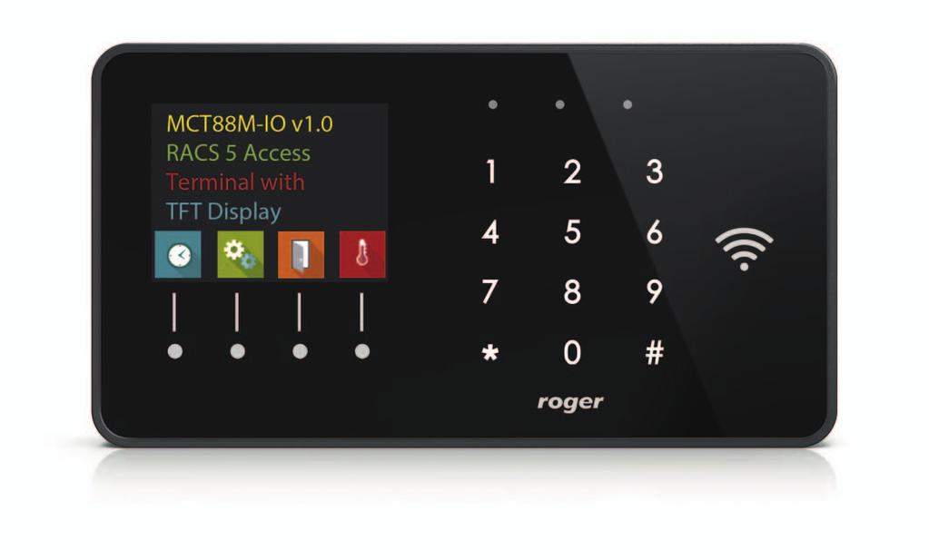 Terminal MCT88M-IO Terminal MD70 Terminal znajduje zastosowanie głównie do rejestracji czasu pracy i jako konsola do sterowania automatyką.