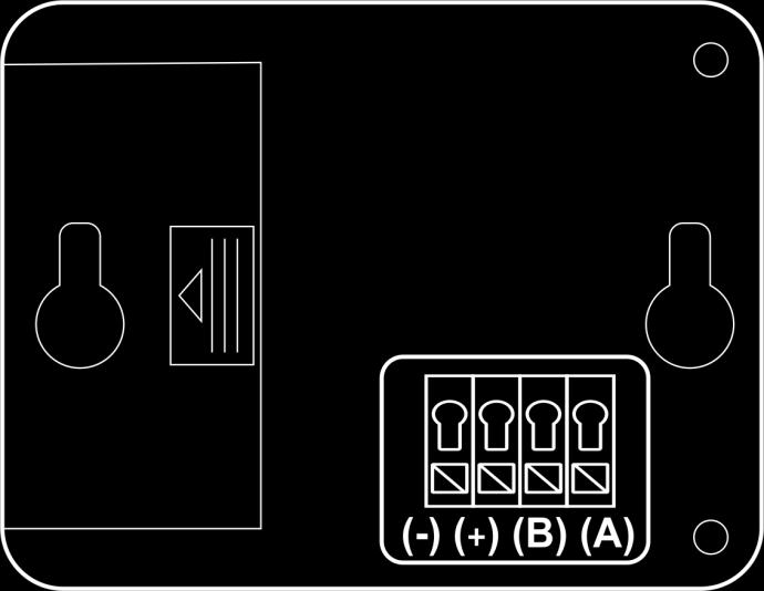 Rysunek 6 przedstawia przykładowy widok termostatu wraz z symbolem informującym o awari. rys. 6 7. Podłączenie i konserwacja urządzenia 7.1 Widok płyty i podłączenie termostatu z regulatorem.