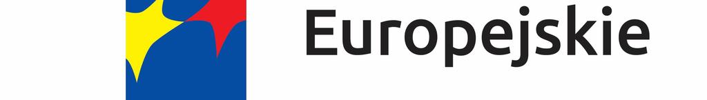 napisem Fundusze Europejskie (bez nazwy programu), barwy RP z napisem Rzeczpospolita Polska oraz znak UE tylko z napisem Unia Europejska.