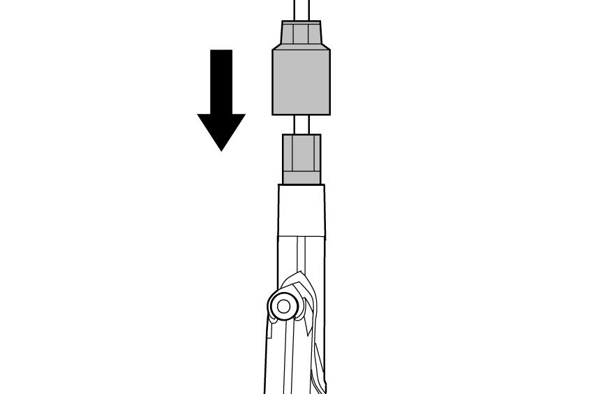 MONTAŻ (HYDRAULICZNE HAMULCE TARCZOWE) 7. Dokręcić śrubę łączącą kluczem 8 mm. 9. Usunąć ogranicznik dźwigni hamulca. (A) Klucz płaski 8 mm Klucz płaski 8 mm 5 7 Nm 8.