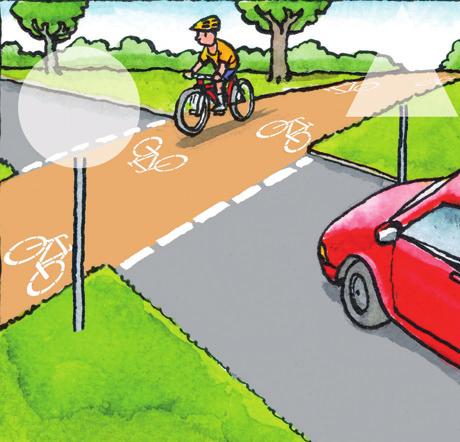 1. Przyjrzyj się ilustracjom i wklej odpowiednie znaki drogowe. 2.