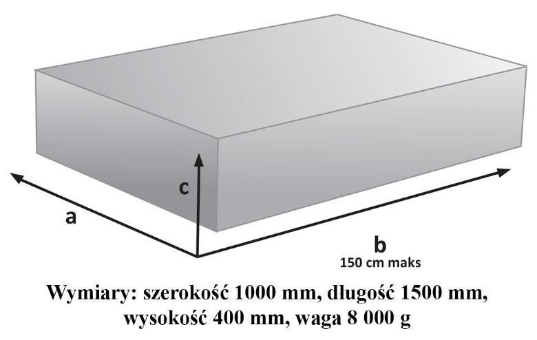 10 000 g przyjmowaną, sortowaną, przemieszczaną i doręczaną w obrocie krajowym, do 20 000 g przyjmowaną, sortowaną, przemieszczaną i