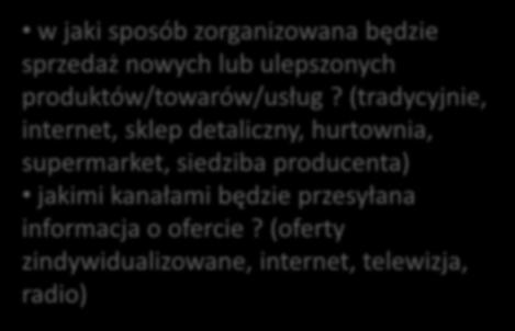 (tradycyjnie, internet, sklep detaliczny, hurtownia, supermarket,